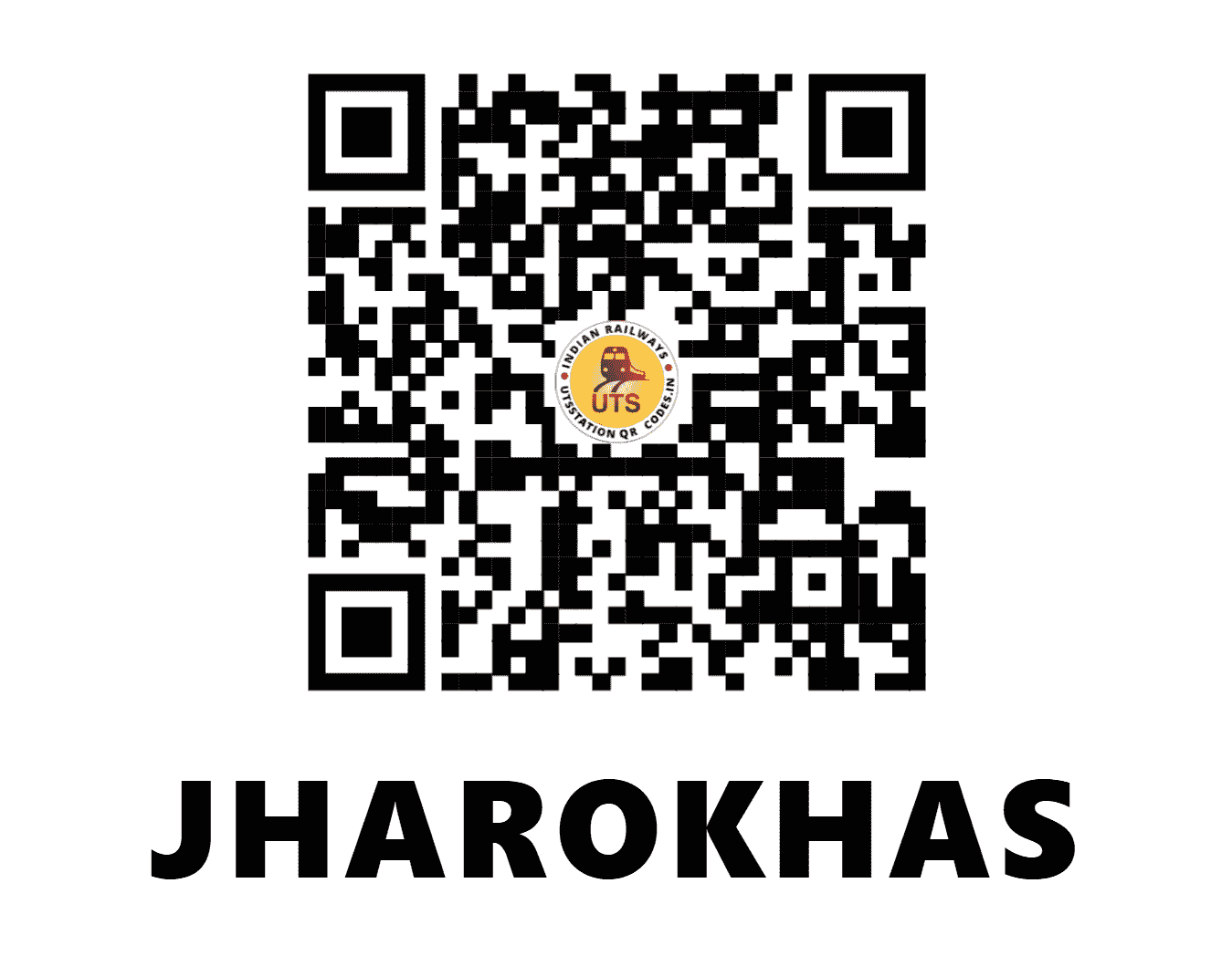 UTS QR Code for JHAROKHAS - JRQ - EC (UTTAR PRADESH)